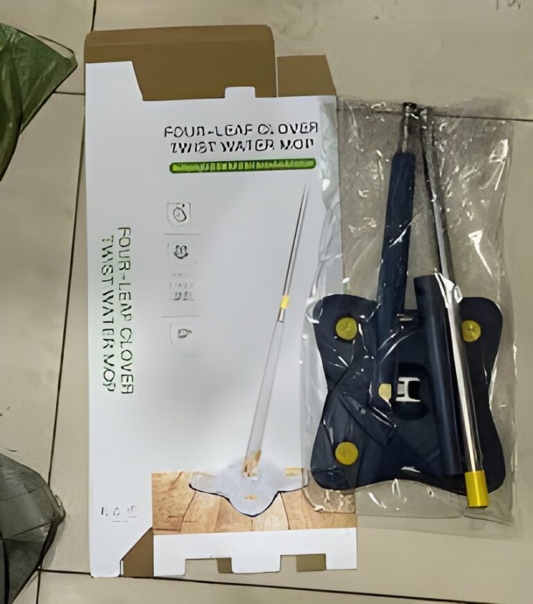 4 Leaf Clover Twist Mop – Auto Squeeze Flat Mop with Bucket | 360° Rotating Microfiber Head4 Leaf Clover Twist Mop – Auto Squeeze Flat Mop with Bucket | 360° Rotating Microfiber Head