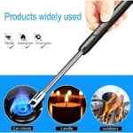 USB Rechargeable Windproof Electric Arc Lighter – Type-C Plasma Candle, BBQ & Camping Grill Lighter
