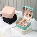 Luxury Jewelry Storage Box for Women – Multi-Layer Organizer with Lock | Travel-Friendly & Dustproof Design