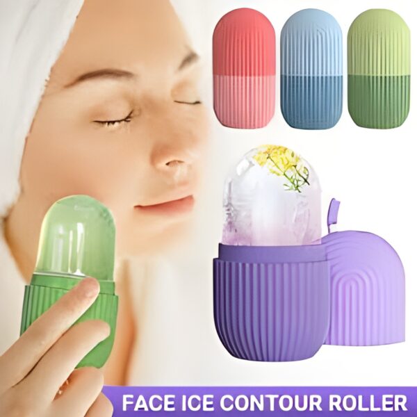 Ice Roller for Face & Skin – Cooling Face Massager for Puffiness, Redness, Tightening & Relaxation | Miyari.pk