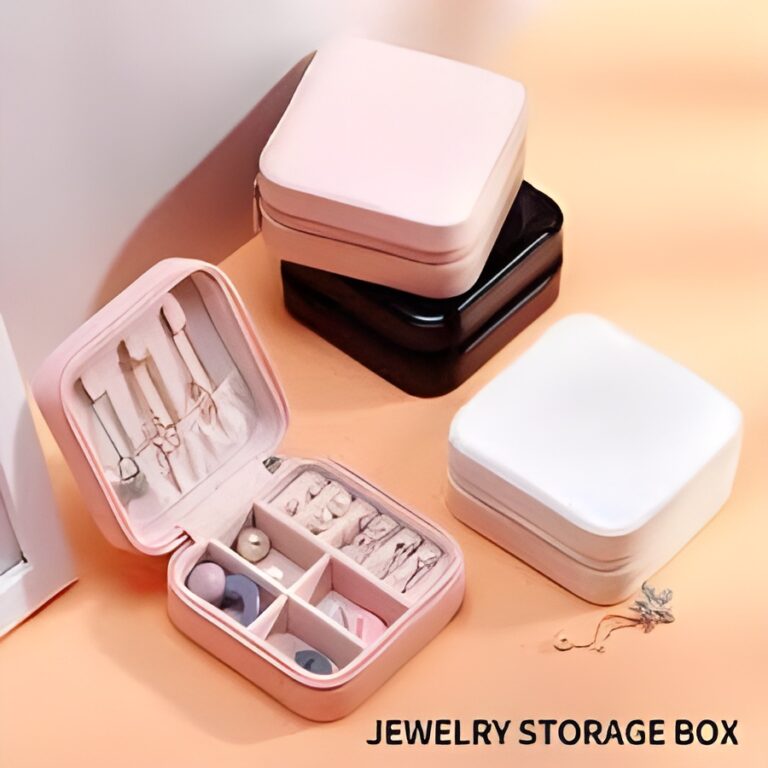 Luxury Jewelry Storage Box for Women – Multi-Layer Organizer with Lock | Travel-Friendly & Dustproof Design