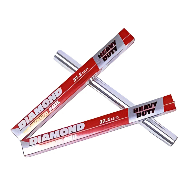 Diamond Heavy Duty Aluminum Foil – Extra Strong Food Wrap (37.5 Sq Ft) Buy 1 get 1 free