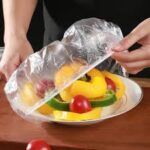 Disposable Elastic Food Covers – Stretchable Plastic Wrap Lids for Bowls, Plates, Cups & Kitchen Storage | Fresh Keeping Covers | Miyari.pk