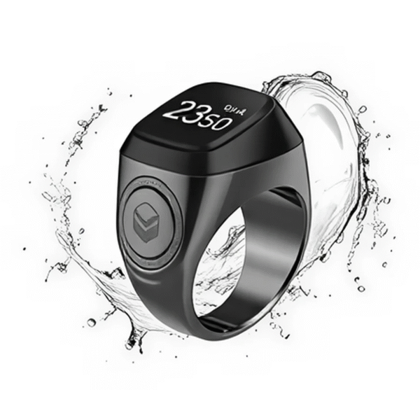 Smart Digital Tasbih Ring – Zikr Tally Counter with Prayer Time Reminder | Miyari.pk