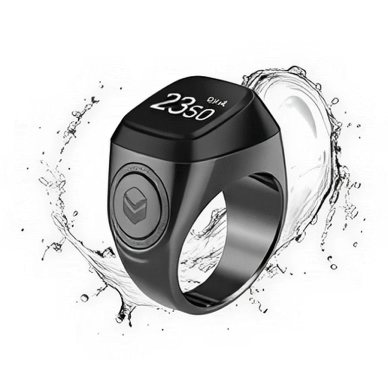 Smart Digital Tasbih Ring – Zikr Tally Counter with Prayer Time Reminder | Miyari.pk