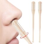 2 Pcs Nose Hair Trimmer Set – Gentle & Safe Nasal Grooming Tool for Men & Women | Stainless Steel Blades
